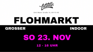 großer indoor Flohmarkt