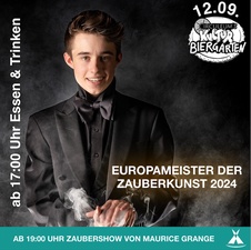 Kulturbiergarten: Zaubershow mit Maurice Grange