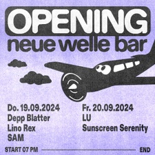 NEUE WELLE BAR OPENING