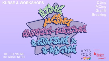 "DBMG Kurse", lerne DJing, Breaking, MCing und Graffiti!