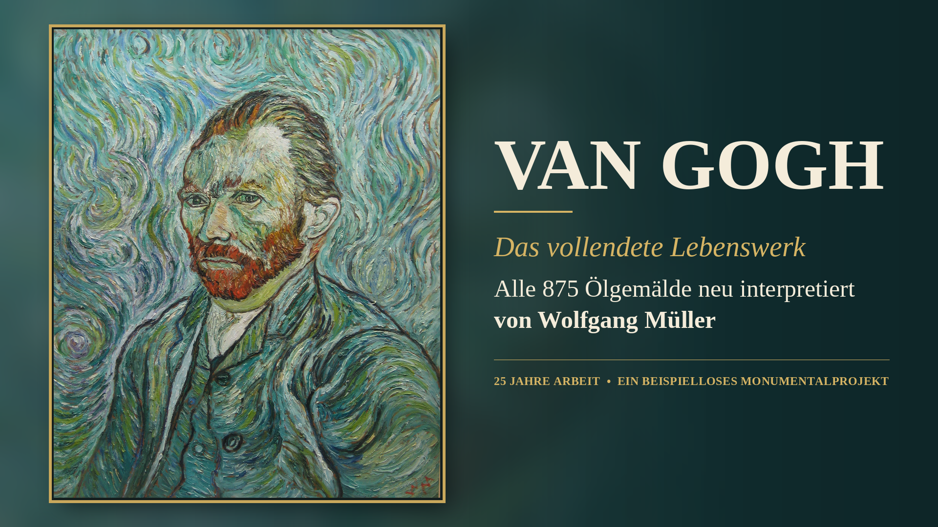 VAN GOGH - Das Lebenswerk, interpretiert von Wolfgang Müller