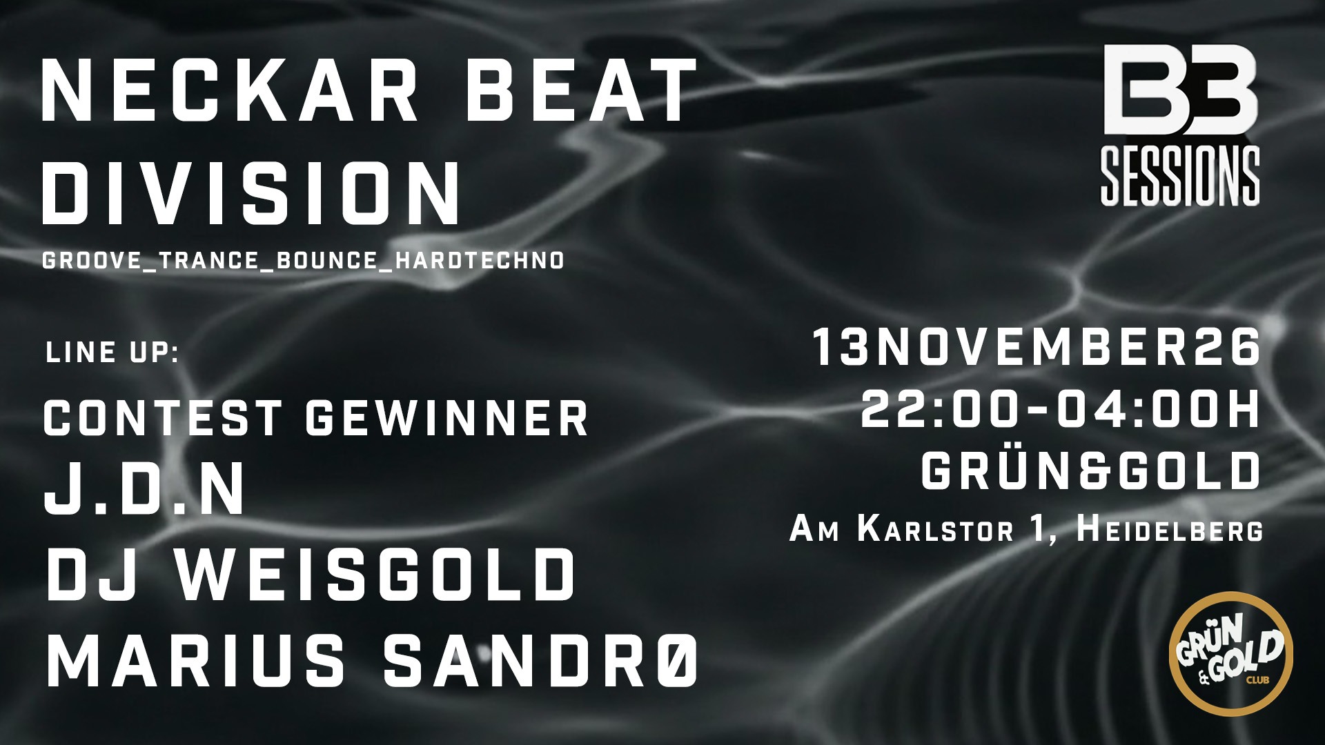 B3 Session // Neckar Beat Division – in Heidelberg.