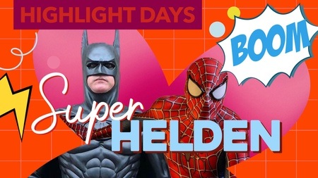 Highlight Days im Gertrudenhof Karnevalspark | Superhelden