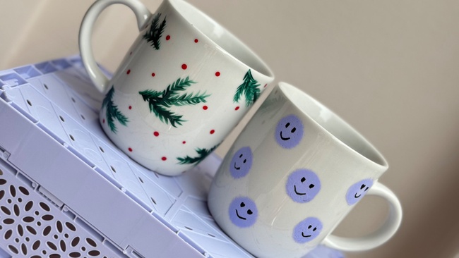 X-Mas Porzellan Painting