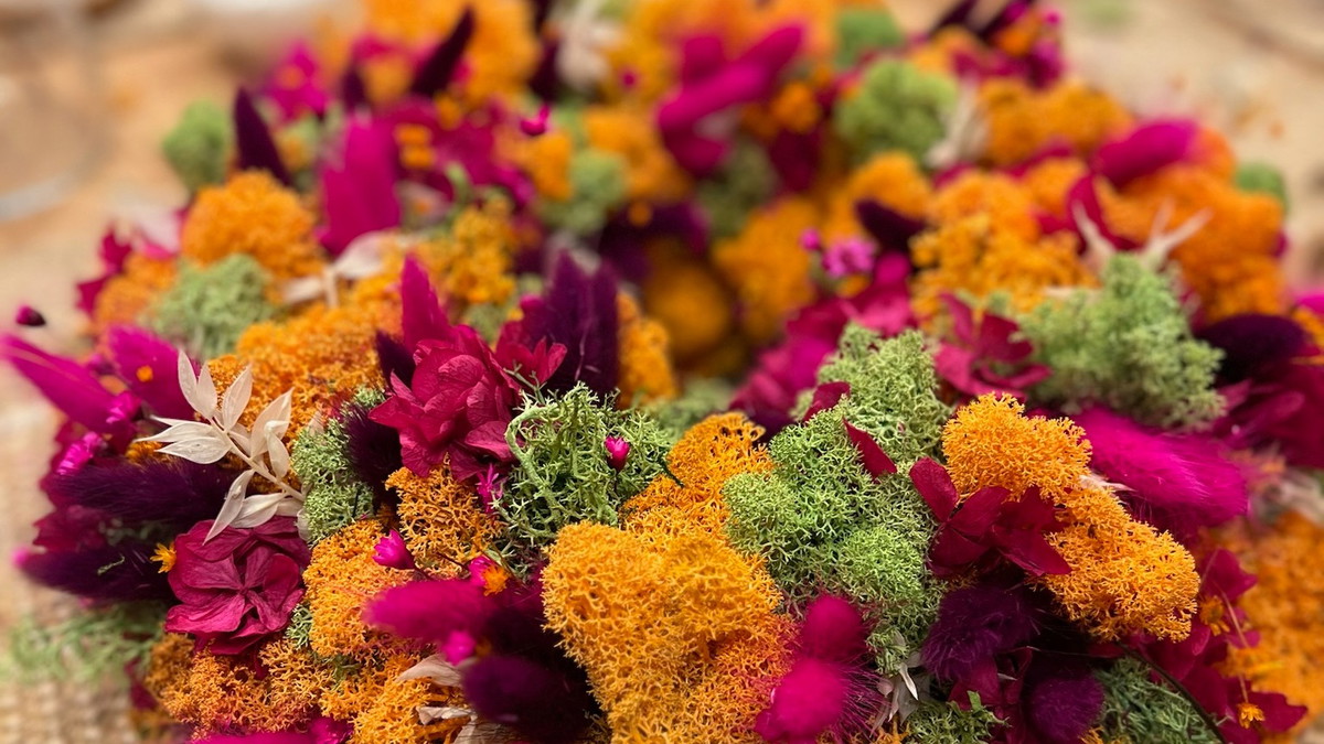 Titelbild der Veranstaltung Adventskranz mit Trockenblumen