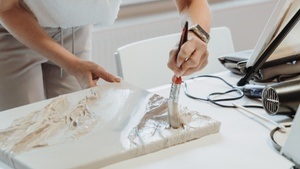 DIY Gestalte dein Struktur/Textured Art Kunstwerk in Leipzig