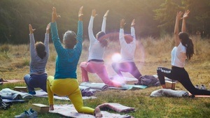 Sommer-Yoga im Bürgerpark