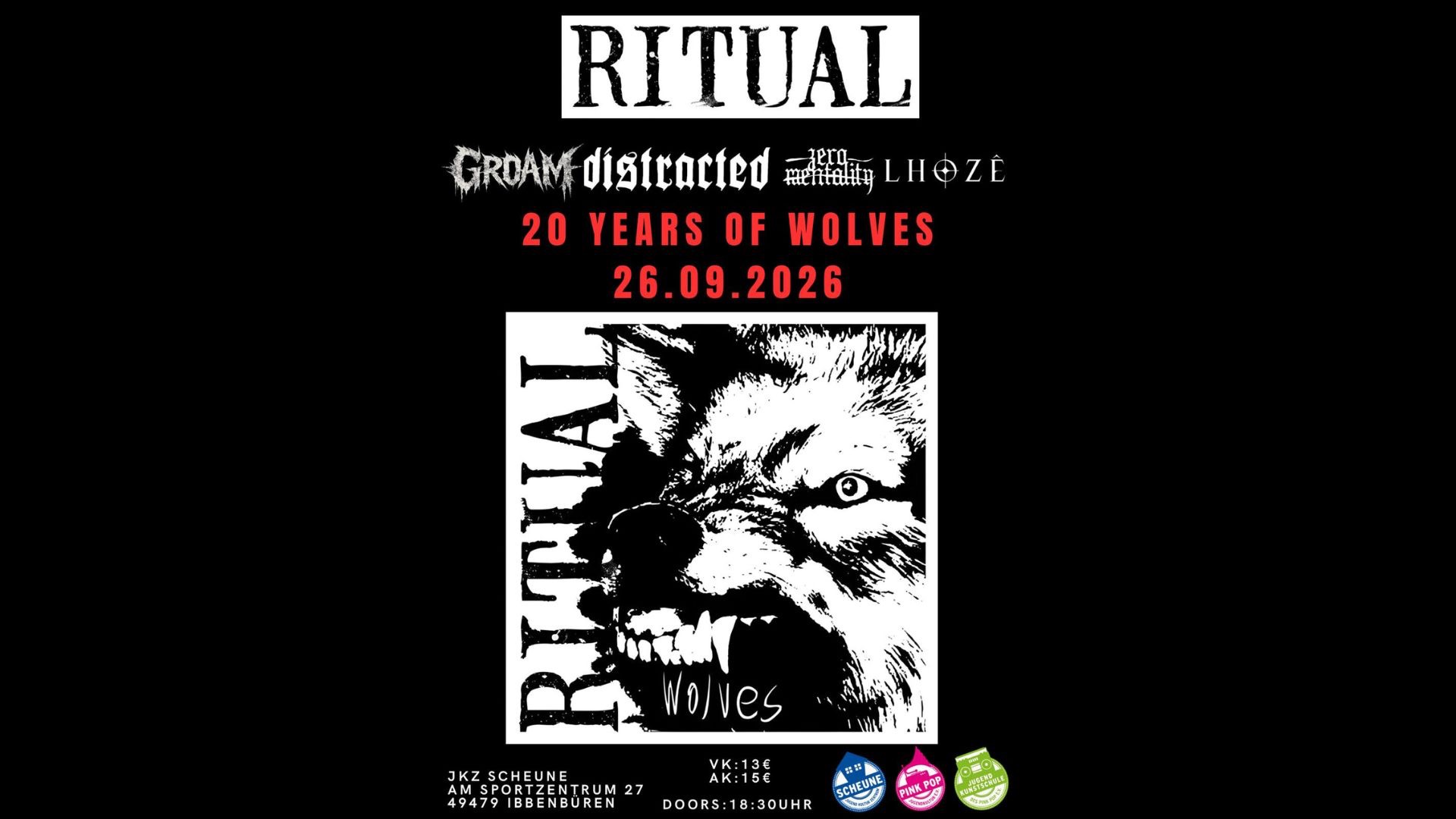 RITUAL // GROAM // DISTRACTED // ZERO MENTALITY // LHOZE