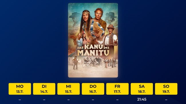 Das Kanu des Manitu