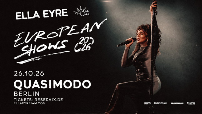Ella Eyre - European Shows 2026 | Berlin