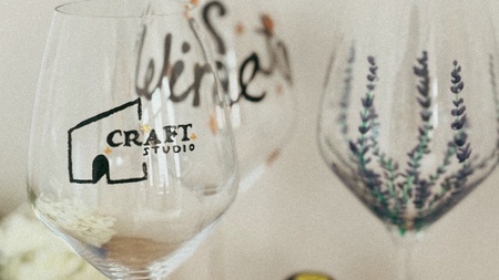 Sip & Style - Weinglas bemalen