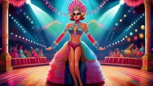 Echtzeit Burlesque Karneval