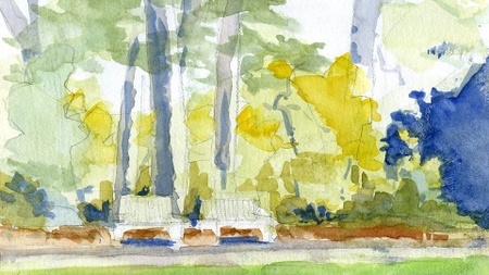 Urban Sketching im Juni mit Markus Gansel