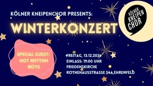 Winterkonzert Kölner Kneipenchor feat. Hot Rhythm Boys