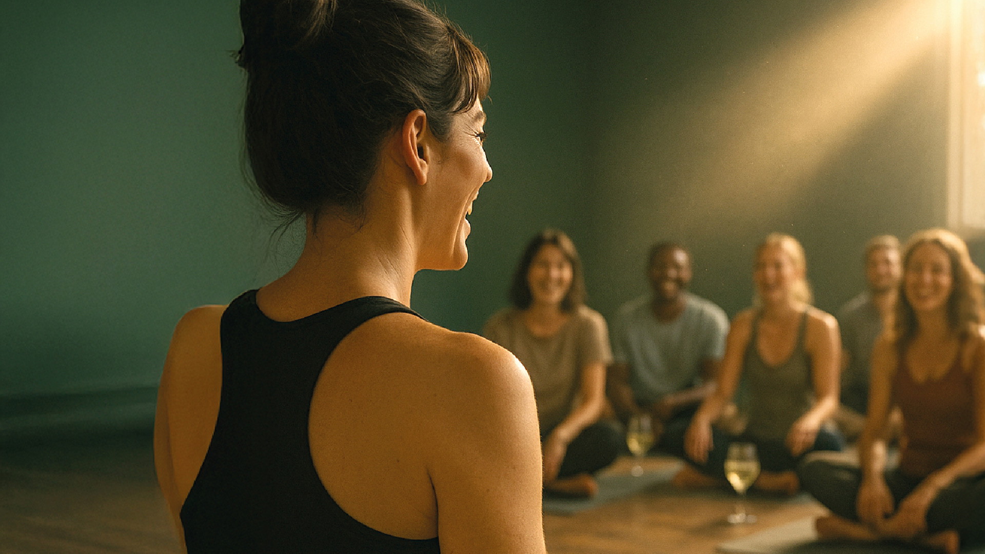 Wein-Yoga