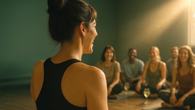 Wein-Yoga