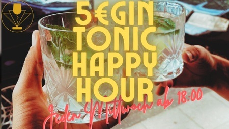Gin Tonic Happy Hour in der Korkenzieher Wein - Champagner & Ginbar