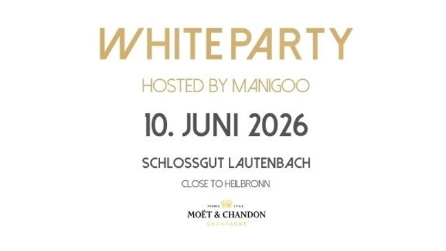 Moët & Chandon WHITE PARTY Hosted by MANIGOO
