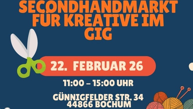 Secondhandmarkt für Kreative im GiG