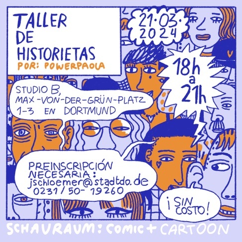 Comic-Workshop mit Power Paola -> Evento en español