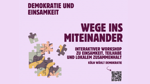 Demokratie und Einsamkeit: Wege ins Miteinander