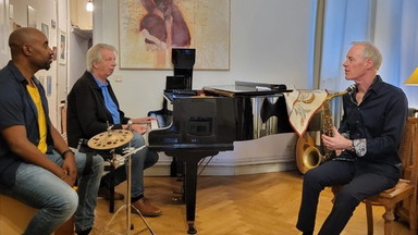 ArtSalon im Café KLICK aperitivo musicale - in dem Fall schon Jazz