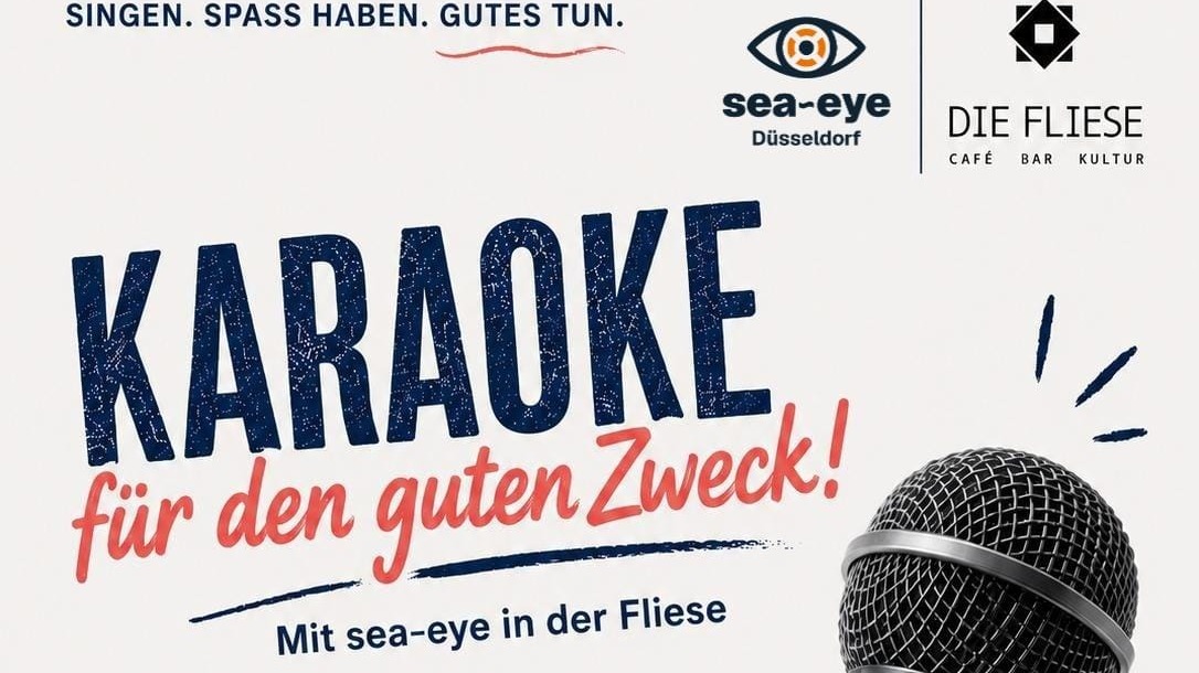 Karaoke für den guten Zweck! Mit sea-eye in der Fliese