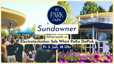 SUNDOWNER auf dem PARK Café Rooftop 🌅