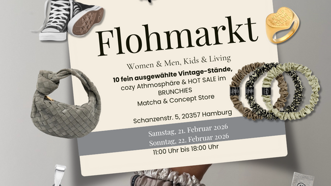 Flohmarkt Flea Market Vintage Matcha Shopping Sunday Ausverkauf
