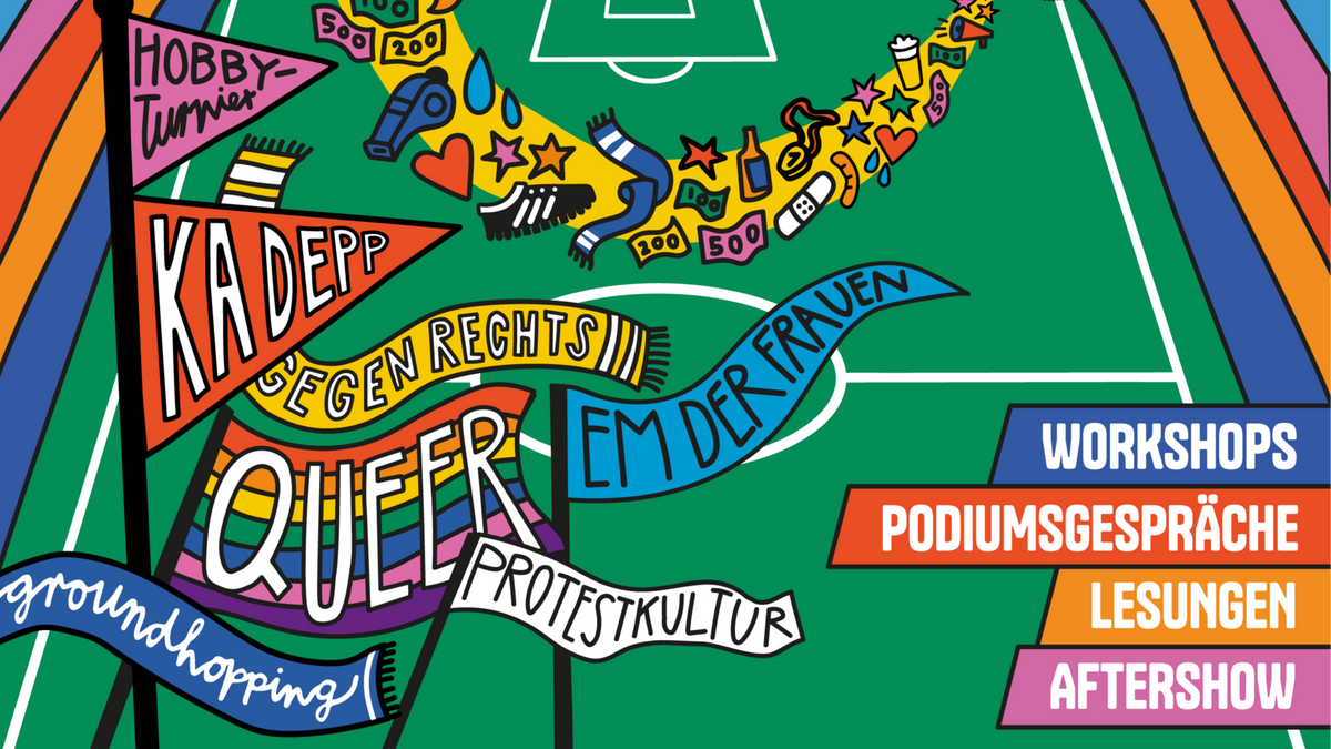 Public Viewing der Frauenfußball-EM im Z-Bau