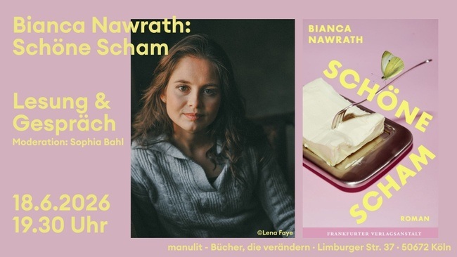 Lesung - "Schöne Scham" von Bianca Nawrath