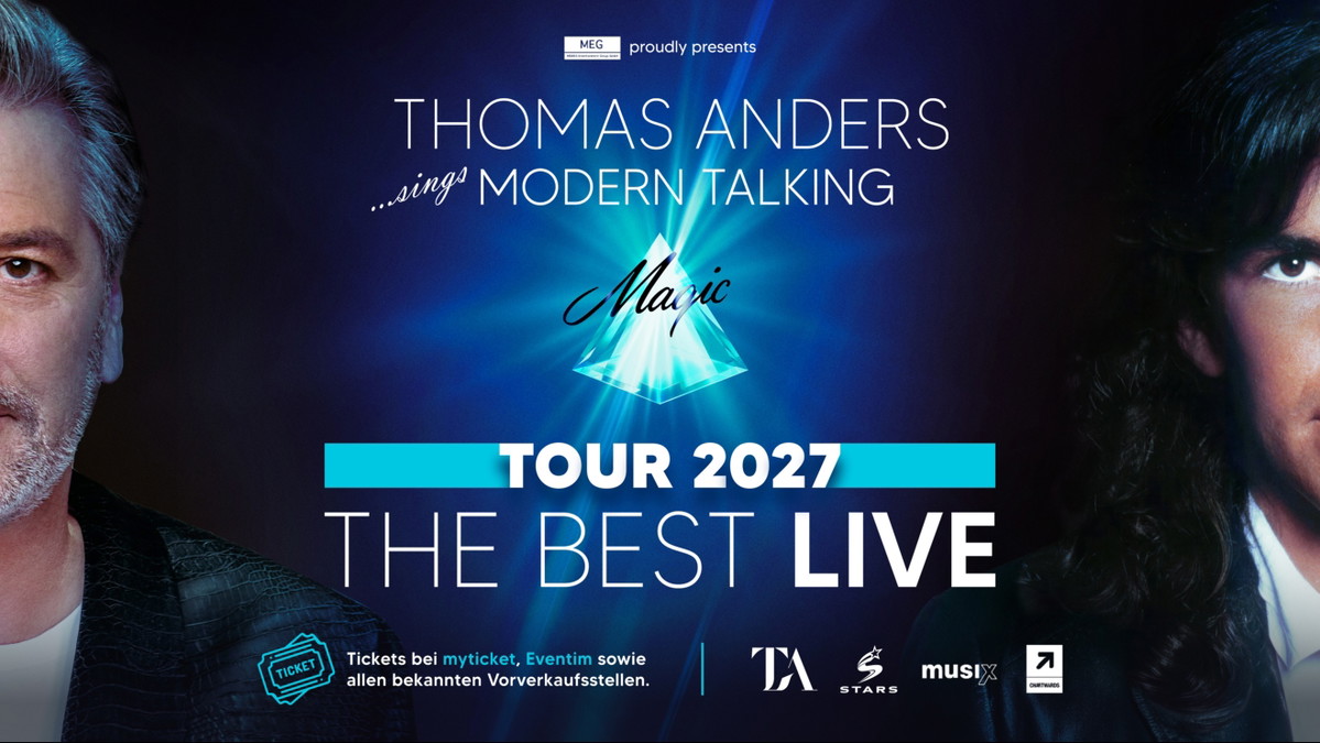 Titelbild der Veranstaltung THOMAS ANDERS sings MODERN TALKING - The Best Live