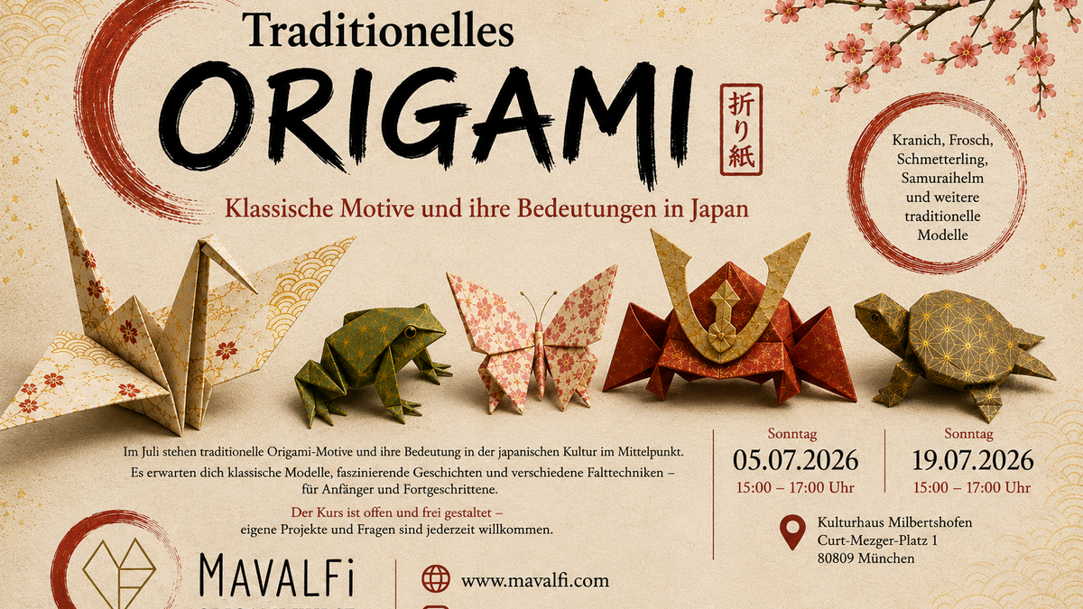 Traditionelles Origami
