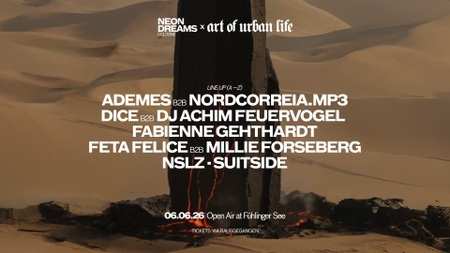OPEN AIR AM SEE w/ NeonDreams Cologne x art of urban life (Eat Play Love pres. Sundown Stage)