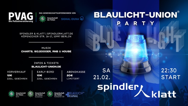 Blaulicht-Union Party - Berlin