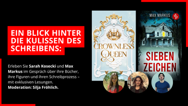 Hinter den Kulissen des Schreibens – Lesung & Autorengespräch