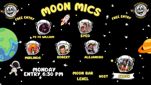 Moon Mics:  A Moonday comedy show