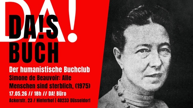 Der humanistische Buchclub #4: Simone de Beauvoir: „Alle Menschen sind sterblich“ (1975)