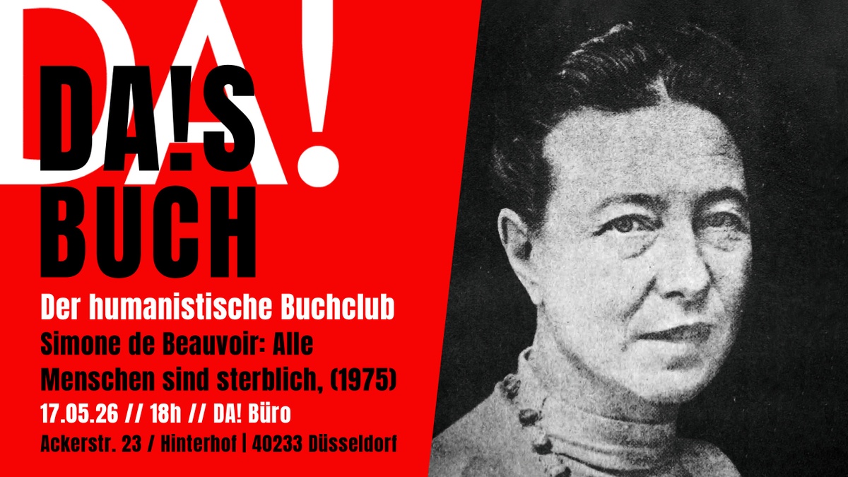 Der humanistische Buchclub #4: Simone de Beauvoir: „Alle Menschen sind sterblich“ (1975)