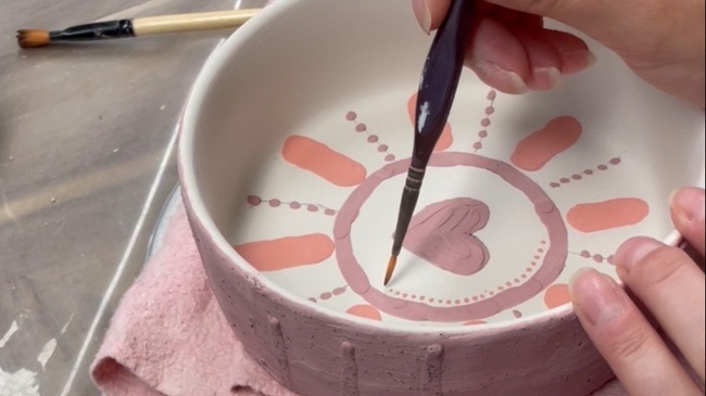 Keramik bemalen Sonntag Düsseldorf p