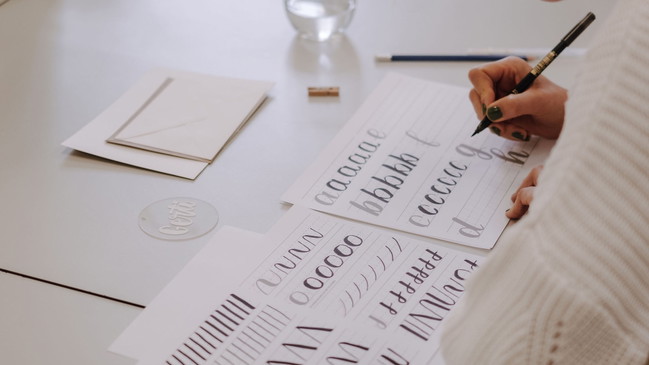 Mama & Kind Lettering-Date | Anfängerworkshop