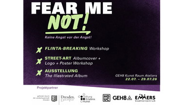 ,,Fear me not! Keine Angst vor der Angst” Kostenlose Breaking- und Streetart-Ferienworkshops für Jugendliche