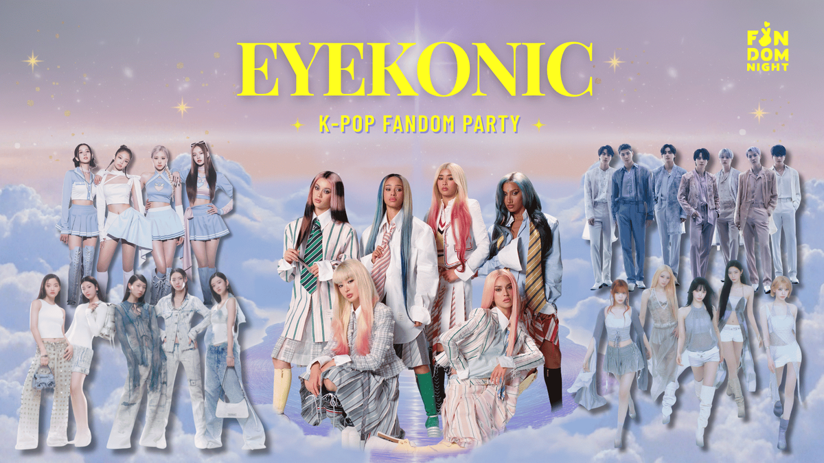 Titelbild der Veranstaltung EYEKONIC • K-Pop Fandom Party • Leipzig
