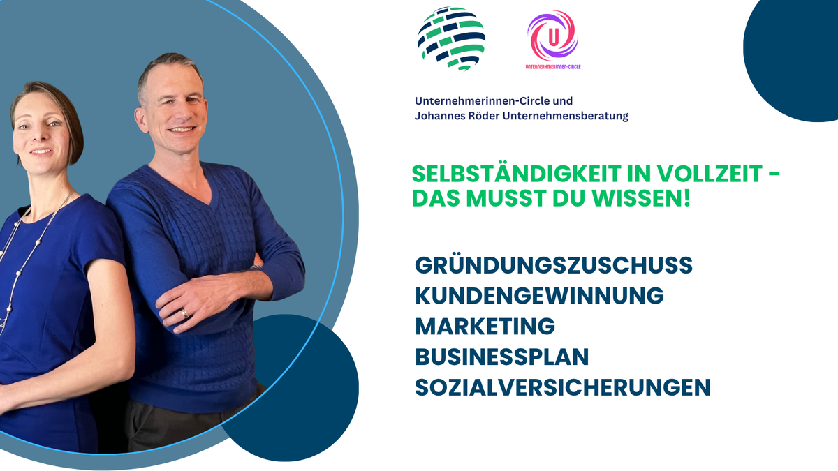 Selbstständig in Vollzeit — So geht es los!