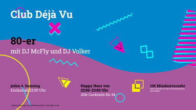 80er-Party mit den DJs Volker & McFly
