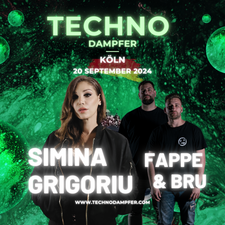 Techno Dampfer Köln w/Simina Grigoriu & Fappe&Bru