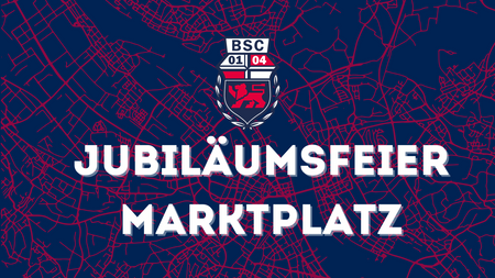 BSC Jubiläumsfeier auf dem Marktplatz