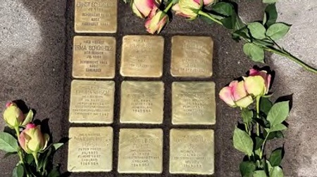 Stolpersteine commemorating Jewish families from Cologne