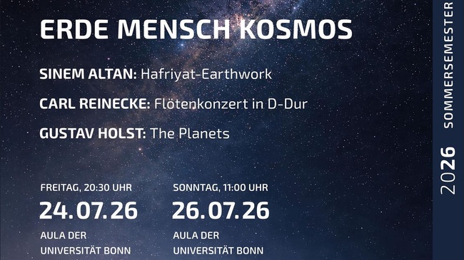 ERDE MENSCH KOSMOS - Uniorchester Bonn - Camerata Musicale