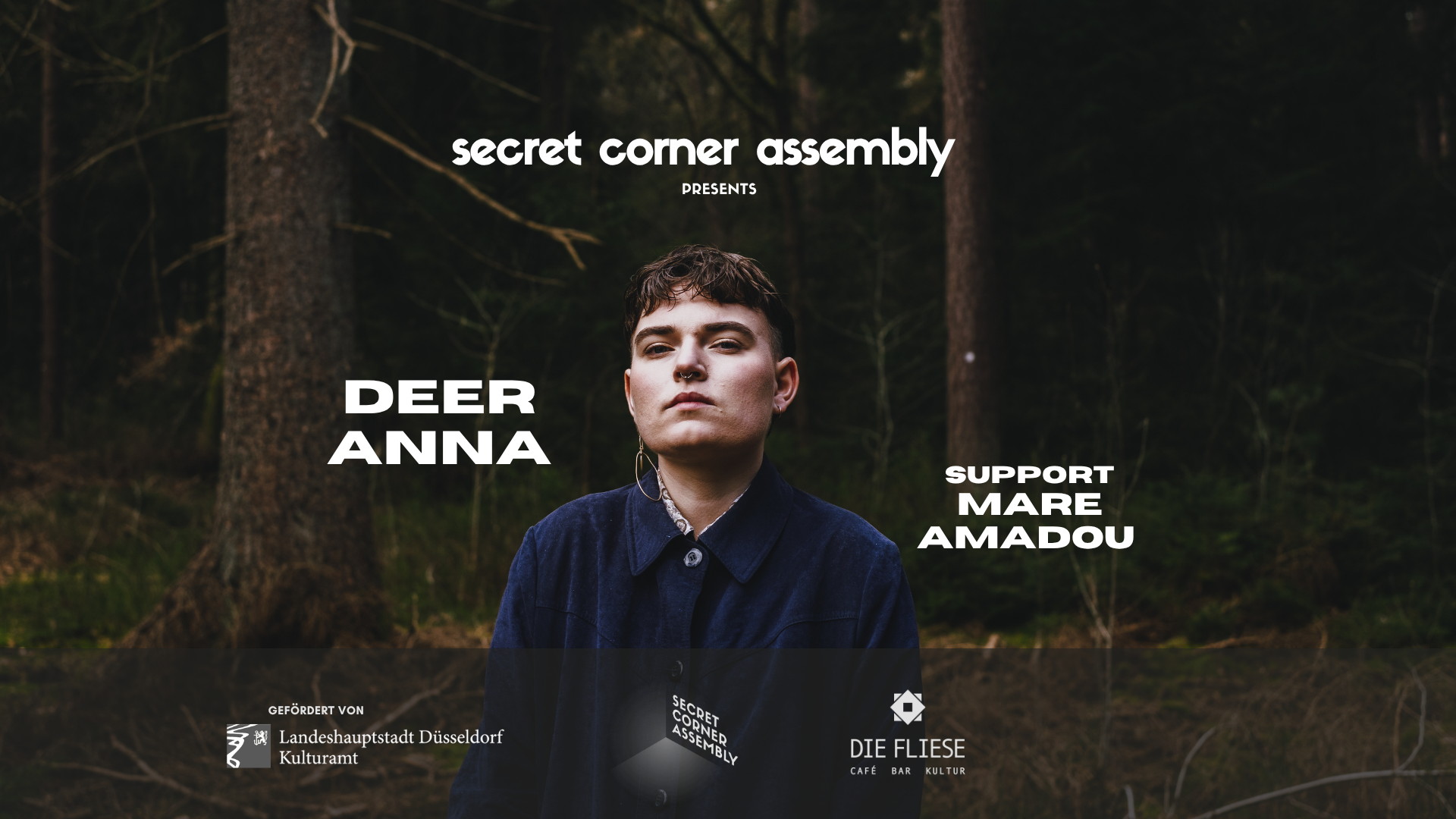 Deer Anna (Support: Mare Amadou) presented by Secret Corner Assembly